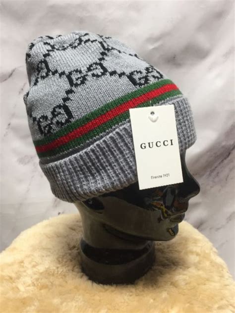 gucci beanie hat with pom pom|Designer Beanies for Men: Men's Wool Beanies .